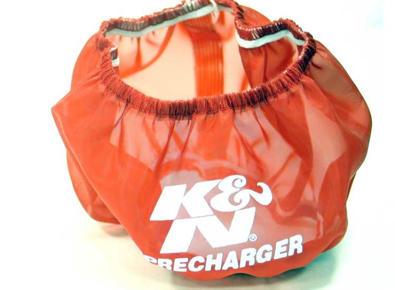 K&N PreCharger Wrap for E-3380 Filter - Red - E-3380PR by K&N Engineering - front view