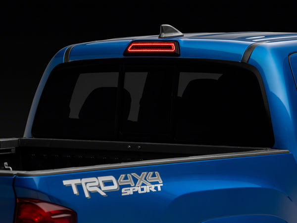Raxiom 16-23 Toyota Tacoma Axial Series LED Third Brake Light- Smoked - TT21852 for 2016-2023 Toyota Tacoma - front view
