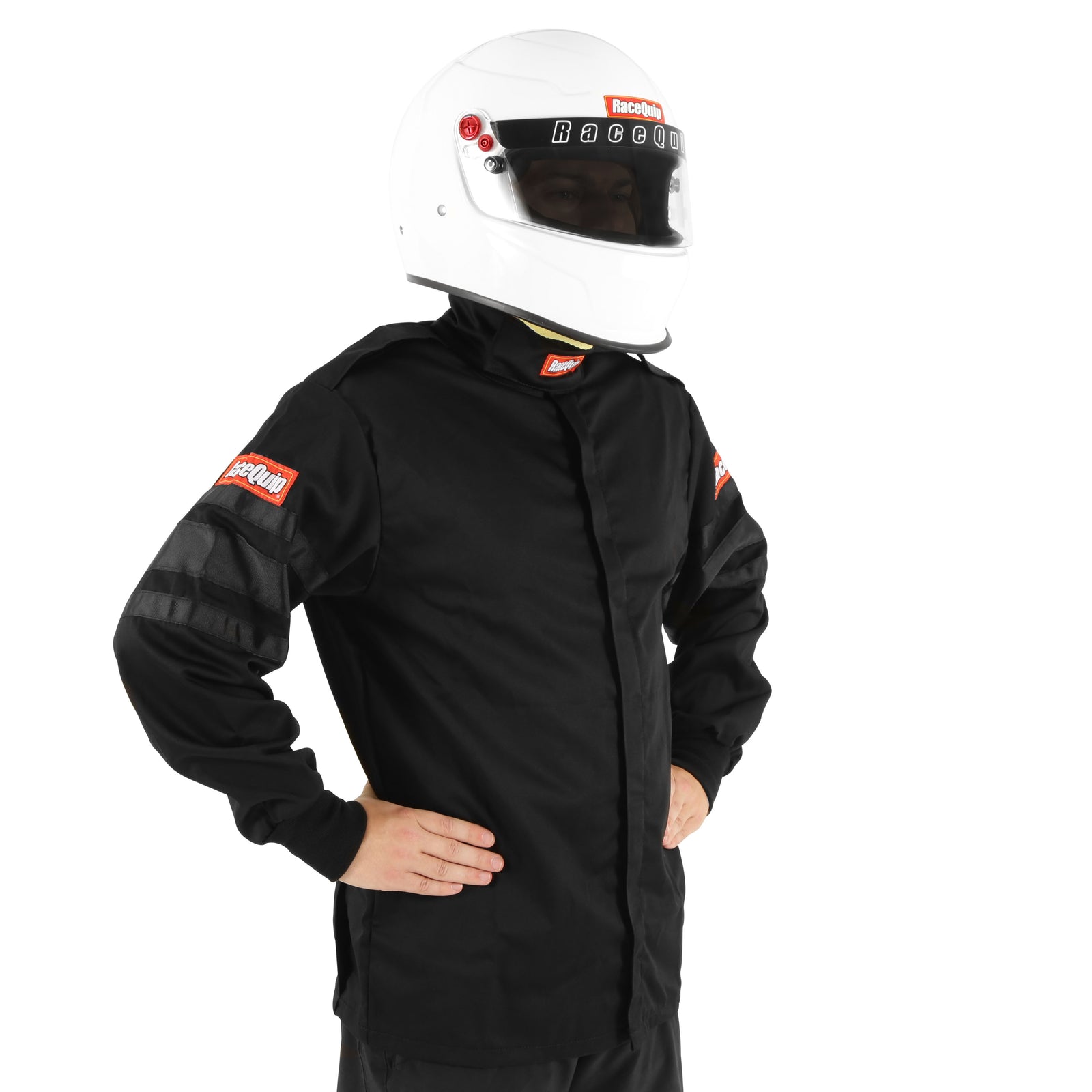 RaceQuip Black SFI-1 1-L Jacket - 4XL