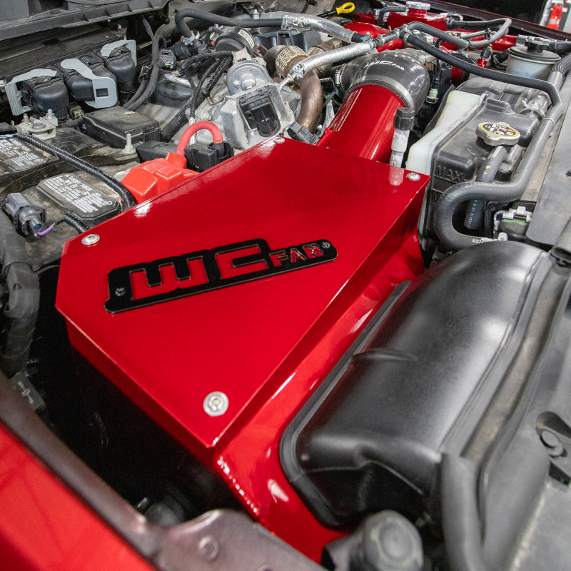 Wehrli 20-25 Ford Power Stroke 6.7L 4in Intake Kit - Candy Red - WCF100282-CR