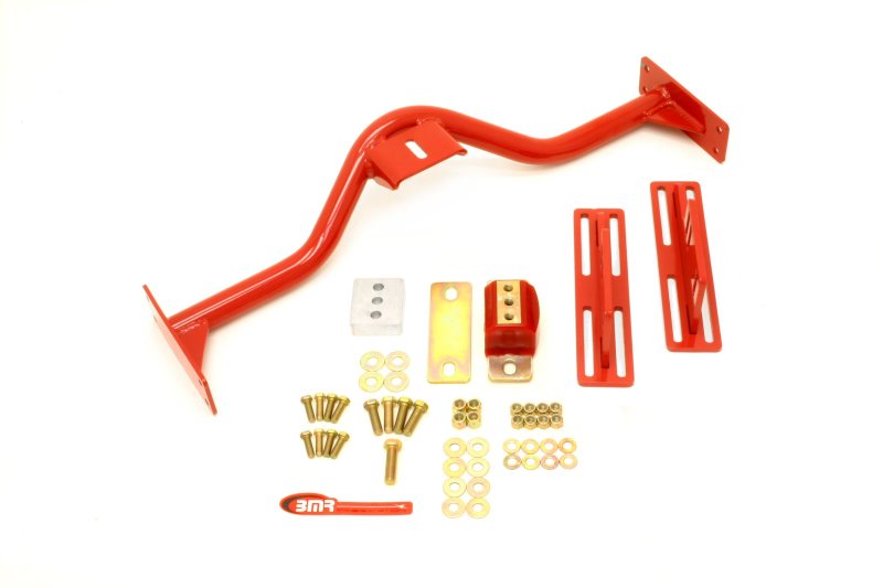 BMR 67-69 1st Gen F-Body Transmission Conversion Crossmember TH350/Powerglide/700R4/4L60E - Red - TCC030R by BMR Suspension