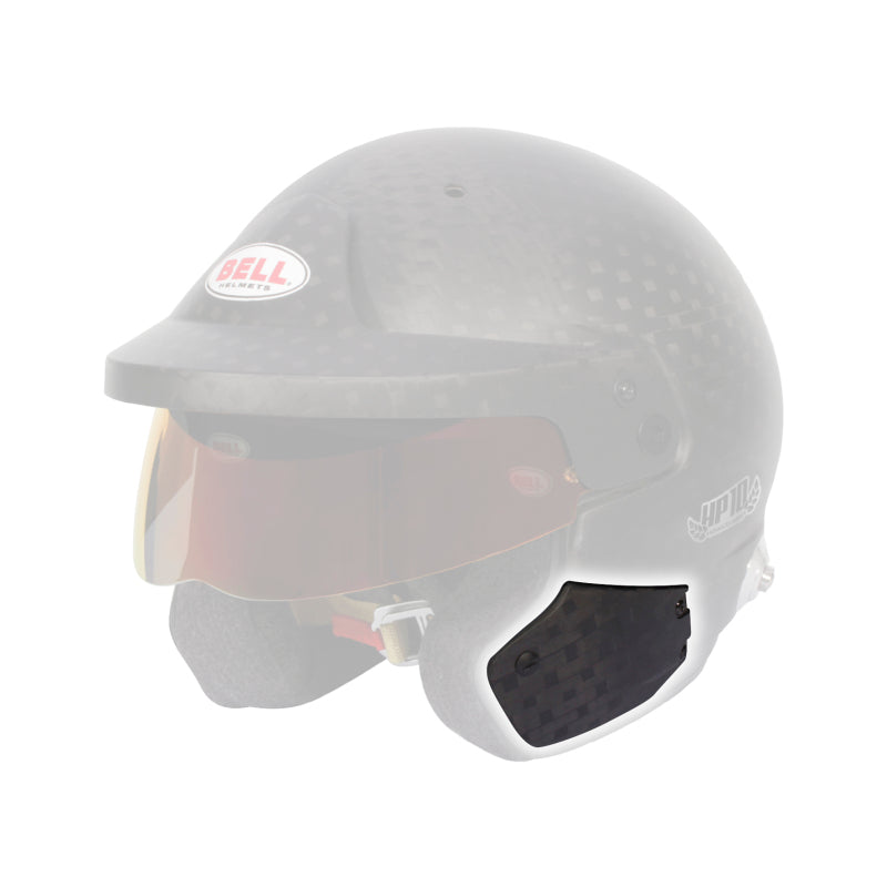 Bell Side Cover Kit - HP10 Carbon Matte Finish - 2081811