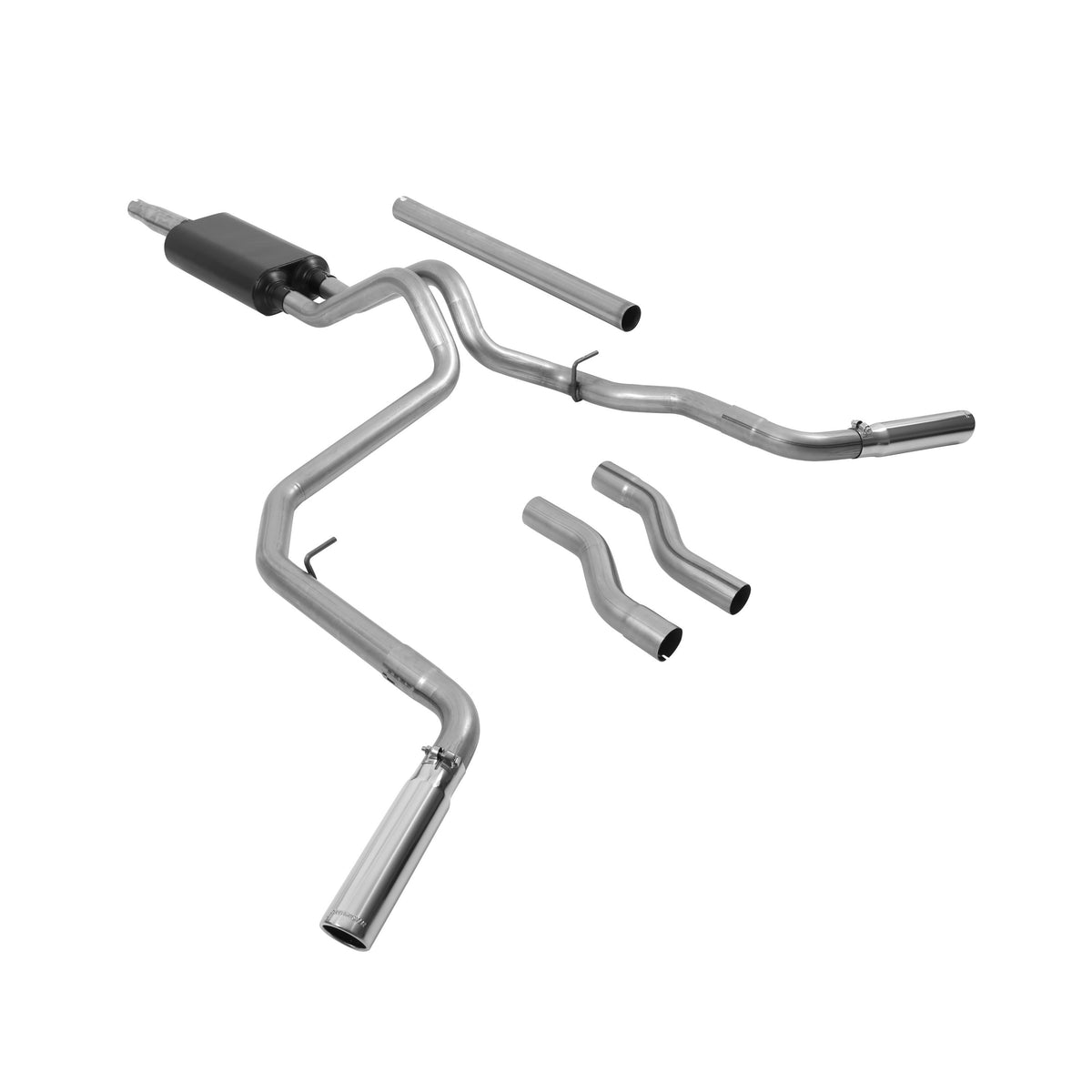 Flowmaster American Thunder Cat-Back Exhaust System - 1987-1996 Ford F-150 - Stainless Steel - 817471 - 7