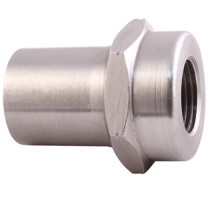 QA1 Tube Adapter - 7/8in OD - Hex - Left Hand - 3/8-24 Thread .058 Wall - Alloy - 1845-102