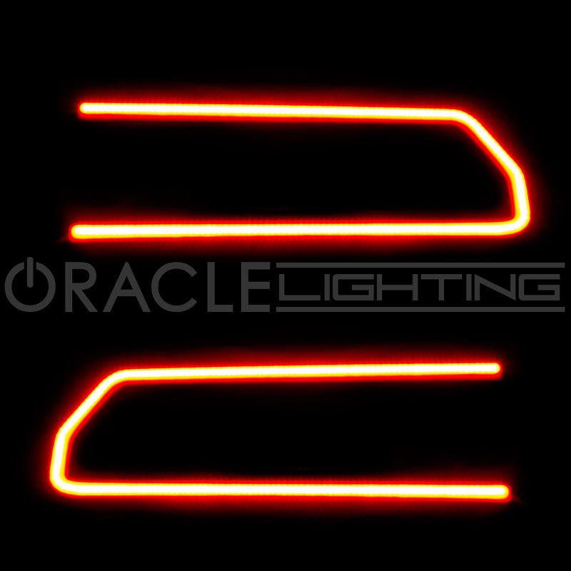 Oracle Dodge Challenger 08-14 LED Waterproof Afterburner Kit - Red SEE WARRANTY - 1296-003