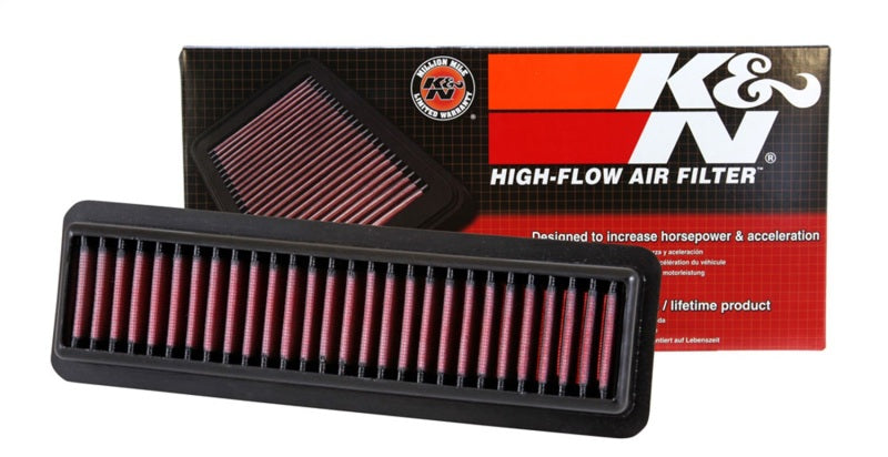 K&N 14-16 Hyundai Grand I10 L3-1.1L DSL Replacement Drop In Air Filter - 33-3048 by K&N Engineering - angle view