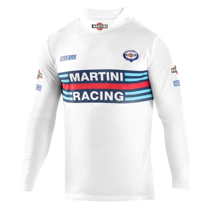 Sparco Martini High Collar Shirt Long Sleeve - Large - 002206MRBI3L