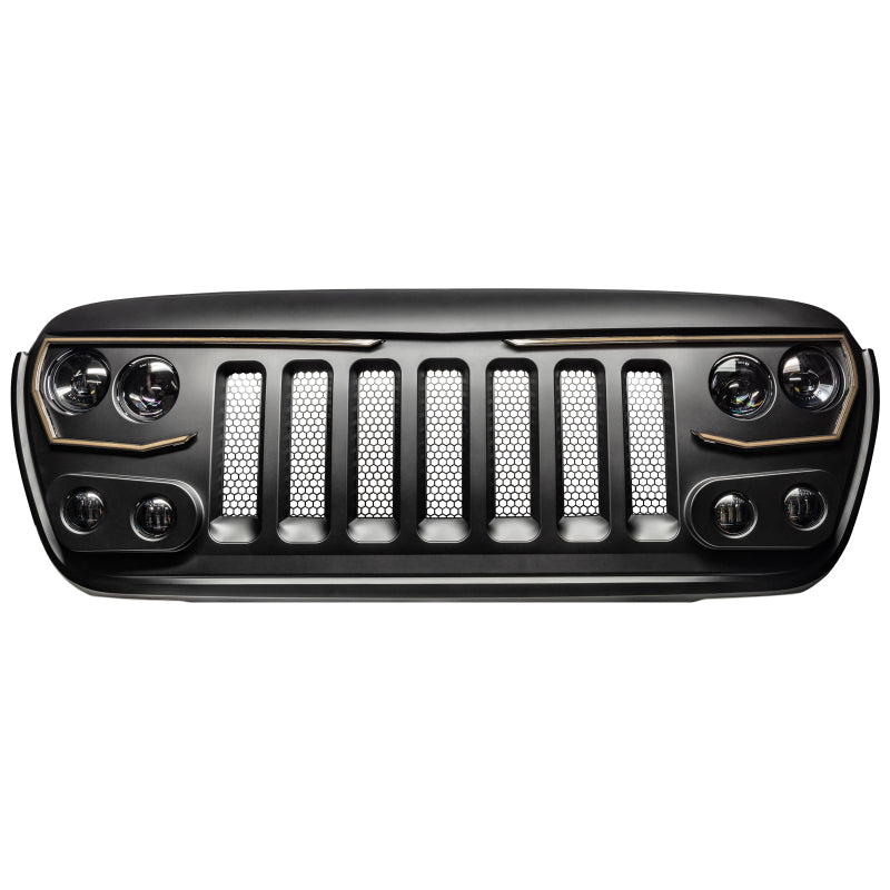 Oracle VECTOR Series Full LED Grille - Jeep Wrangler JL/JT - NA SEE WARRANTY - 5837-PRO