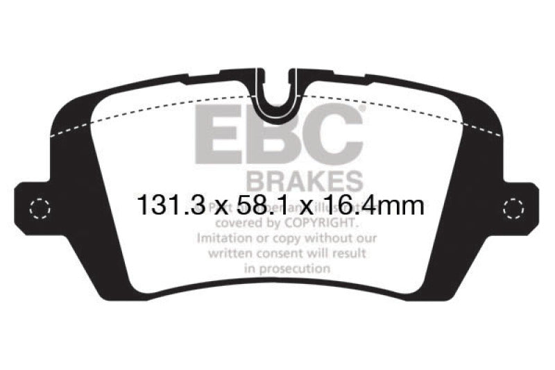 EBC 13+ Land Rover Range Rover 3.0 Supercharged Greenstuff Rear Brake Pads - DP62161