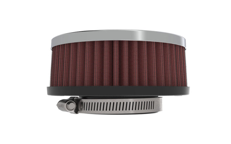 K&amp;N Universal Chrome Filter 2.438in Flange ID x 5.125in OD x 2in H - RC-0850