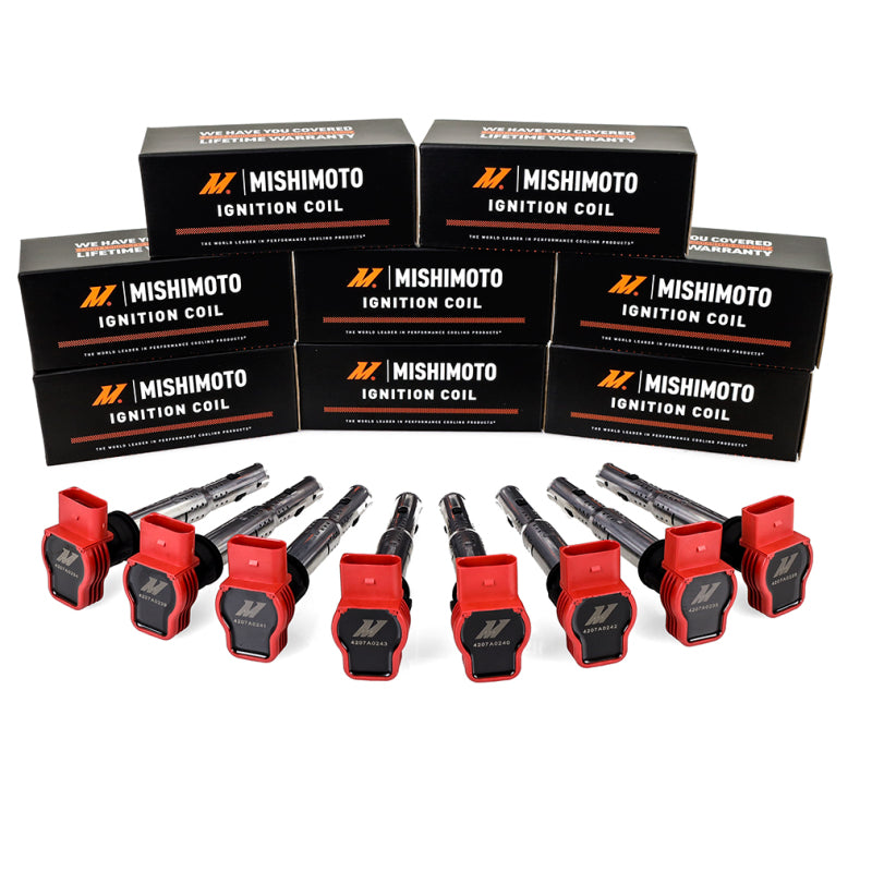 Mishimoto 06-08 VW/Audi Eight Cylinder Ignition Coil Set - MMIG-VW-0608
