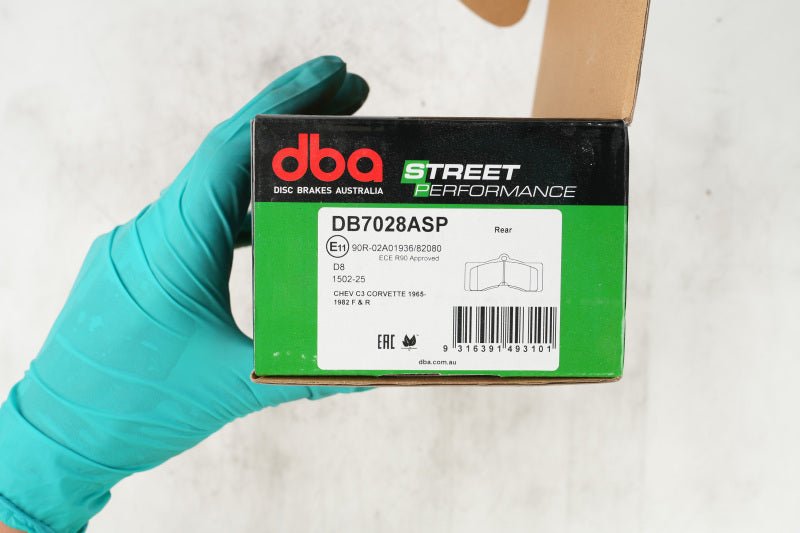 DBA 70-82 Chevrolet Corvette SP Performance Front Brake Pads - DB7028ASP