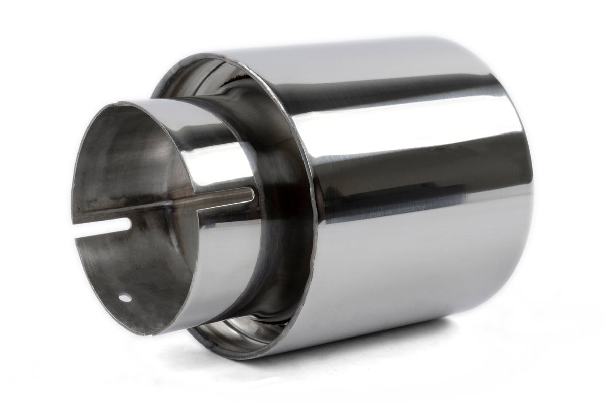 Dinan - Double-Walled 4" Clamp-On Exhaust Tip (Polished) - D663-0637-BOX