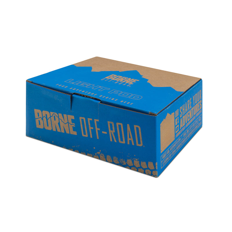 Borne Off-Road 21+ Bronco Light Pods 4pc Ditch 3x3 Spot - BNLT-BR-21-DT4S