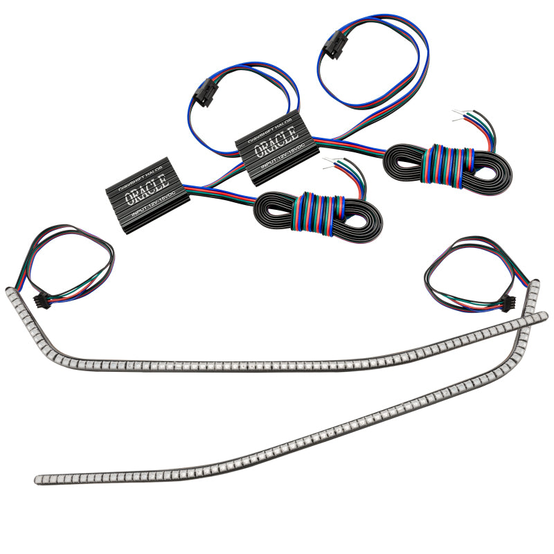 Oracle 16-21 Chevy Camaro Surface Mount DRL Modules - ColorSHIFT w/o Controller SEE WARRANTY - 1297-334