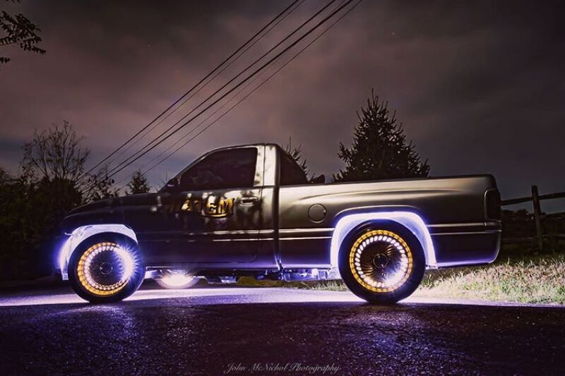 Oracle LED Illuminated Wheel Rings - White SEE WARRANTY - 4215-001