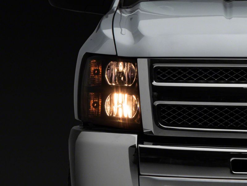 Raxiom 07-13 Chevrolet Silverado 1500 Euro Headlights- Blk Housing (Clear Lens) - S112706