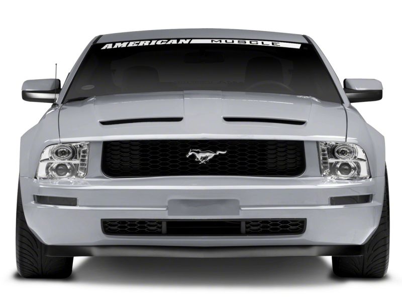 Raxiom 05-09 Ford Mustang Excluding GT500 LED Halo Projector Headlights- Chrome Housing (Clear Lens) - 49006