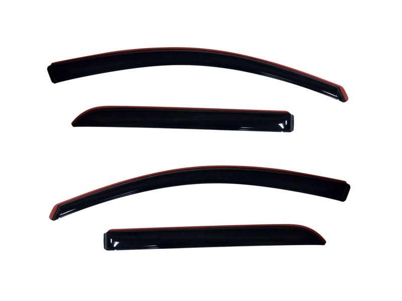 AVS 07-16 GMC Acadia Ventvisor In-Channel Front &amp; Rear Window Deflectors 4pc - Smoke - 194632
