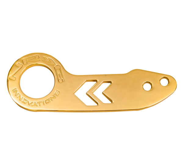 NRG Universal Rear Tow Hook - Gold Dip - TOW-110GD - front view