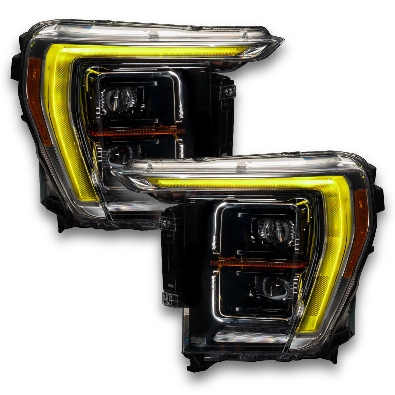 Oracle 21-23 Ford F-150 ColorSHIFT RGB+W Headlight DRL Upgrade Kit w/ Simple Controller SEE WARRANTY - 1460-504