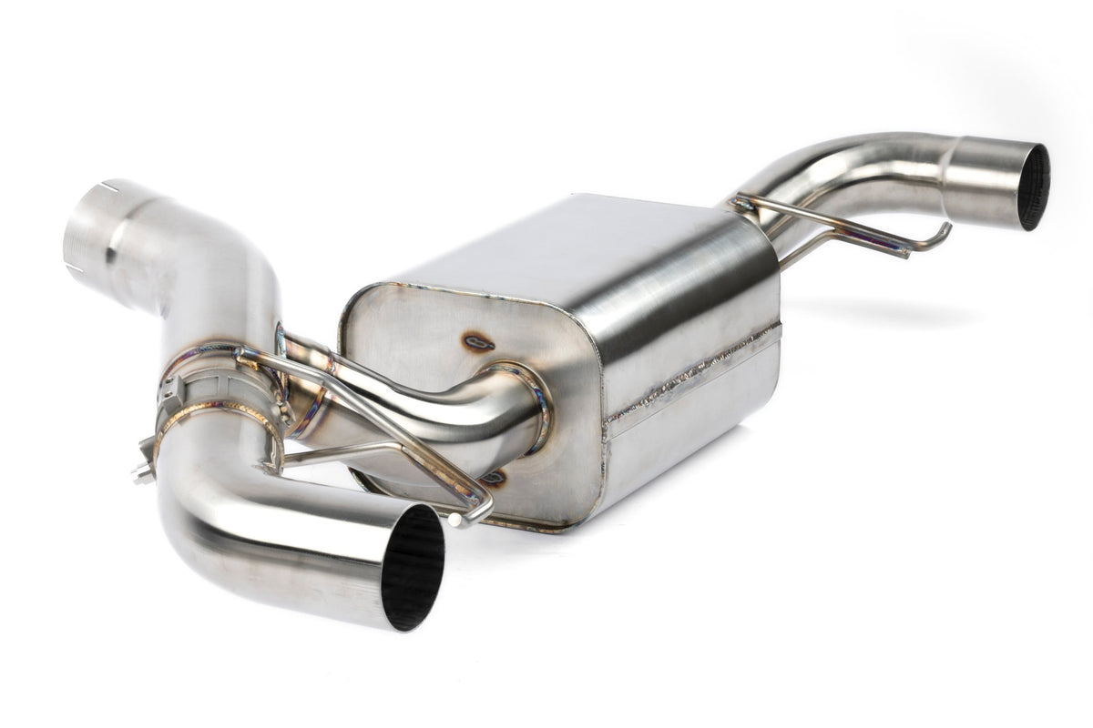 Dinan - Valved Axle-Back Exhaust - 2019-2024 BMW 330i/430i - D660-0091-BLK