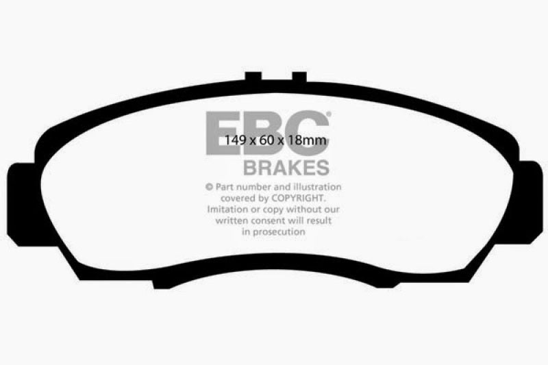 EBC Brakes Bluestuff Street and Track Day Brake Pads - DP51610NDX