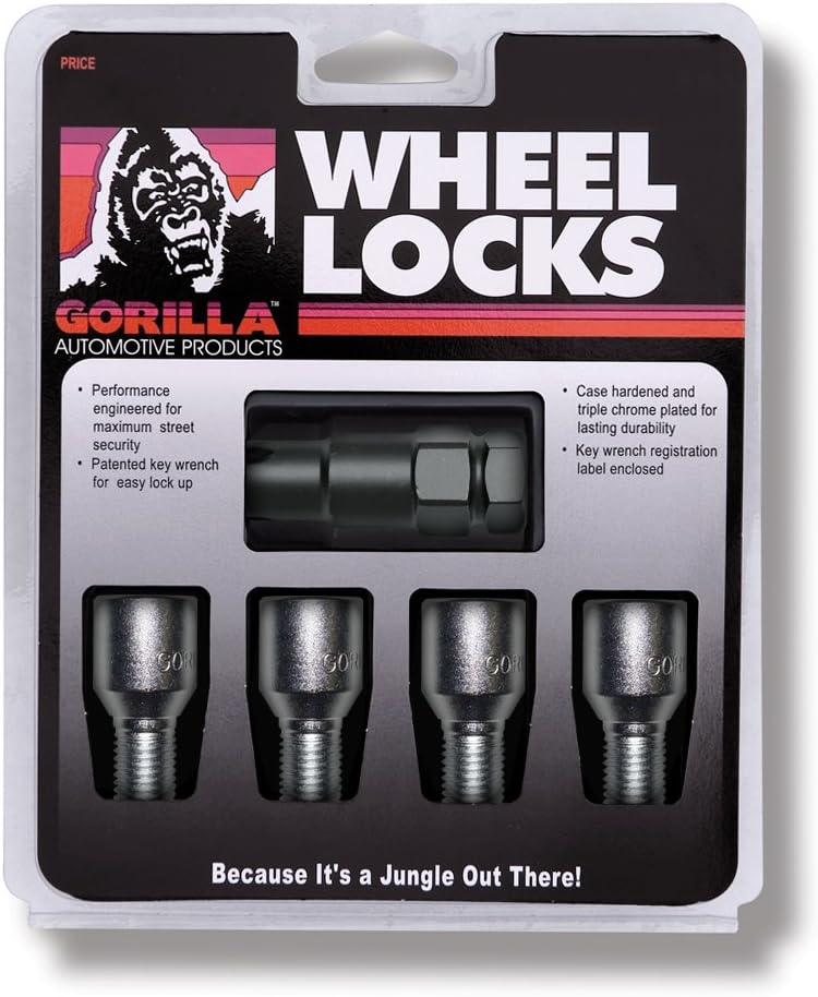 Gorilla Automotive - Hex Skt Cone Bolt Lock 14-1.50 CHR Clam - 000000000000024641