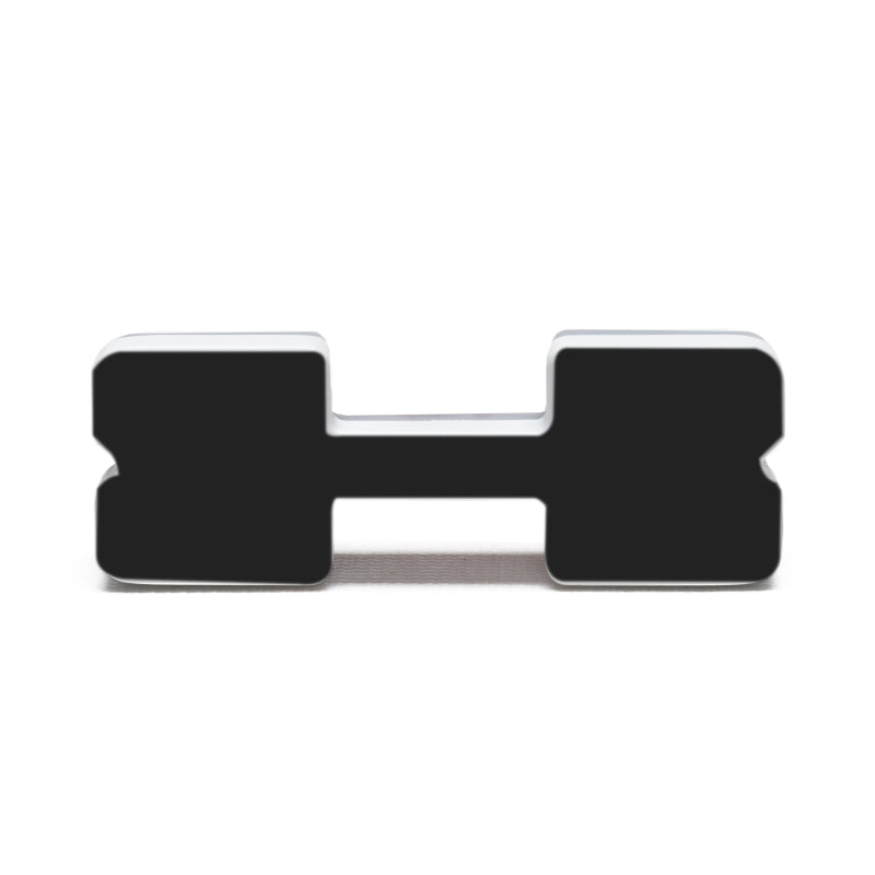 ORACLE Lighting Universal Illuminated LED Letter Badges - Matte Blk Surface Finish - X SEE WARRANTY - 3141-X-001