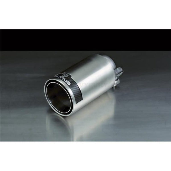 Remus Stainless Steel 98mm Straight w/Carbon Insert Tail Pipe (Single) - 0006 98CR by Remus