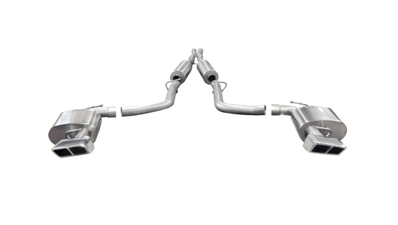 Corsa 2014-2014 Dodge Challenger SRT-8 6.4L V8 Manual Polished Xtreme Cat-Back Exhaust - 14424