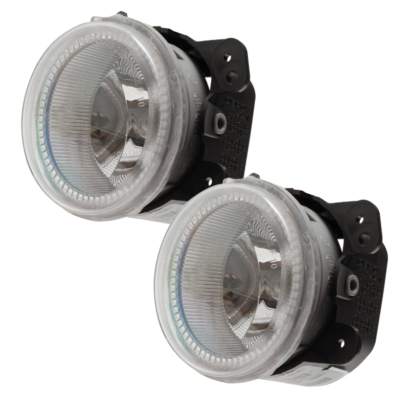 Oracle Lighting 10-15 Jeep Wrangler JK Pre-Assembled LED Halo Fog Lights -Red SEE WARRANTY - 7159-003