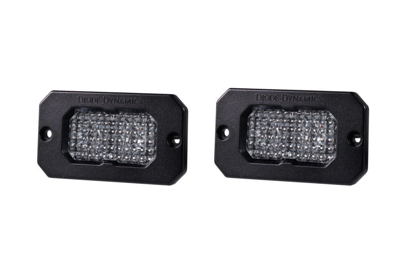 Diode Dynamics Stage Series 2 In LED Pod Sport - White Flood Flush ABL (Pair) - DD6427P