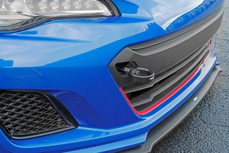 Perrin 18-21 WRX/STI / 13-20 BRZ / 17-20 Toyota 86 Front Tow Hook Kit - Flat Black - PSP-BDY-235BK