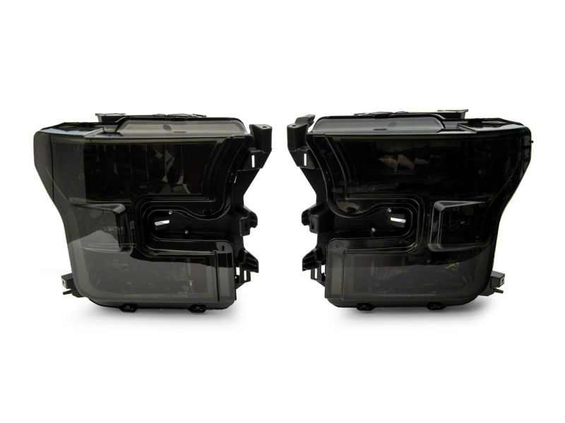 Raxiom 15-17 Ford F-150 Axial OEM Style Rep Headlights- Chrome Housing- Smoked Lens - T551346