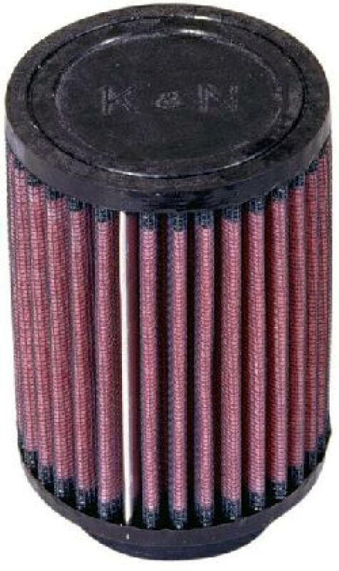 K&N Universal Rubber Filter 2.125in Flange ID 3.5in Base OD 3.5in Top OD 5in Height - RB-0510 by K&N Engineering - front view