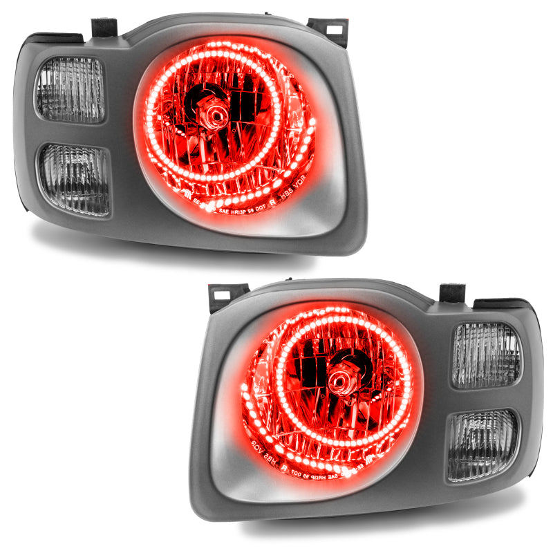 Oracle Lighting 02-04 Nissan Xterra SE Pre-Assembled LED Halo Headlights -Red SEE WARRANTY - 7179-003