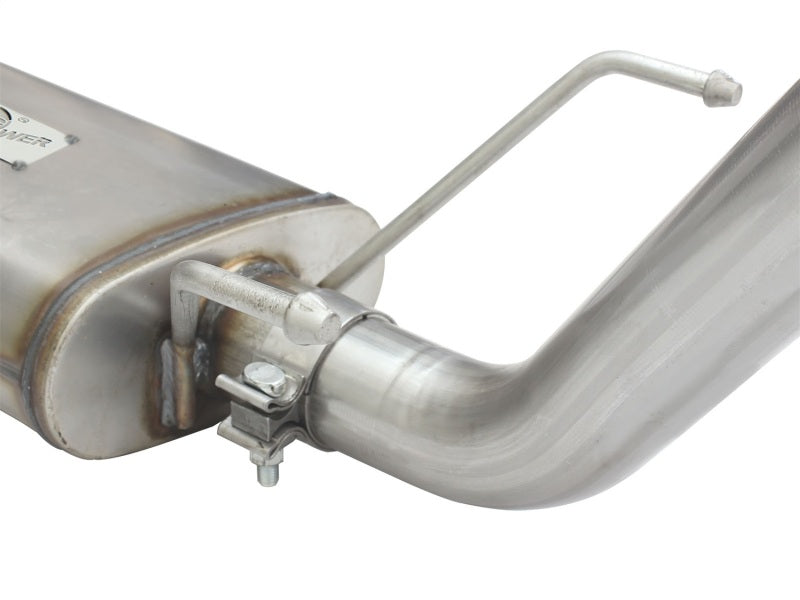 aFe MACH Force XP 2.5in Cat-Back Stainless Steel Exhaust System w/Black Tip Toyota Tacoma 13-14 2.7L - 49-46024-B