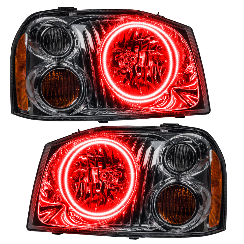 Oracle Lighting 01-04 Nissan Frontier Pre-Assembled LED Halo Headlights -Red SEE WARRANTY - 7178-003