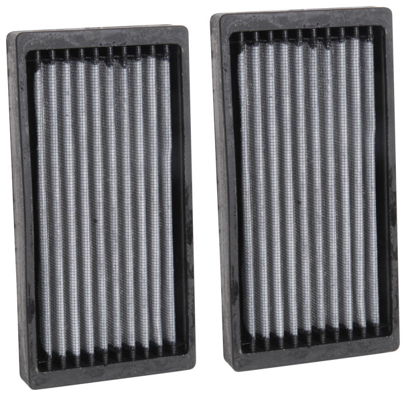 K&N 08-12 Jeep Liberty V6-3.7L Cabin Air Filter (2 Per Box) - VF1016 for 2008-2012 Jeep Liberty - angle view