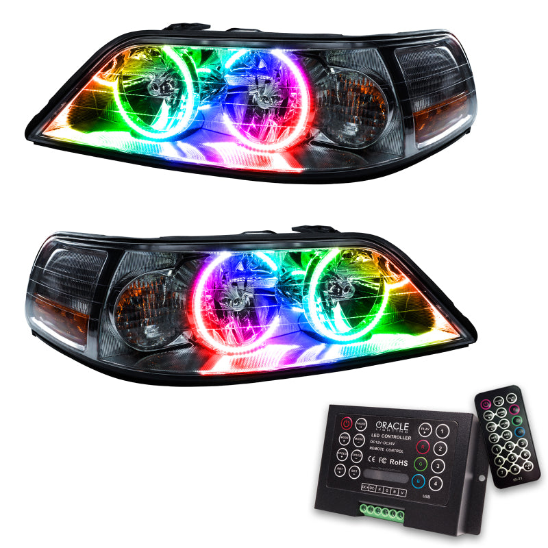 Oracle 05-11 Lincoln Town Car SMD HL (Non-HID) - ColorSHIFT w/ 2.0 Controller SEE WARRANTY - 7155-333