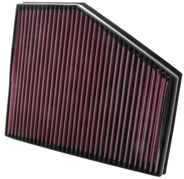 K&N Replacement Air Filter 04-11 BMW 520D/535D/635D - 33-2943 by K&N Engineering - front view
