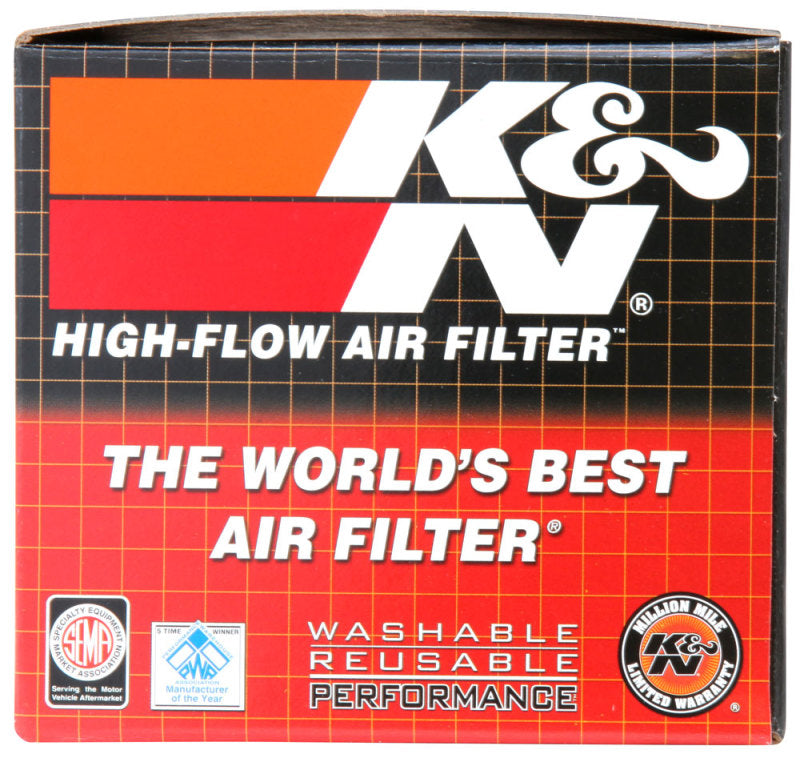 K&amp;N Universal Clamp-On Air Filter 2-1/8in Flange 3-1/2in Base 2in Top 4in Height - RC-1920
