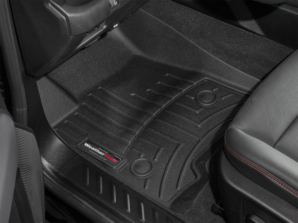 Weathertech - FloorLiner™ DigitalFit® Black Front & Rear Set - 441818-1-2