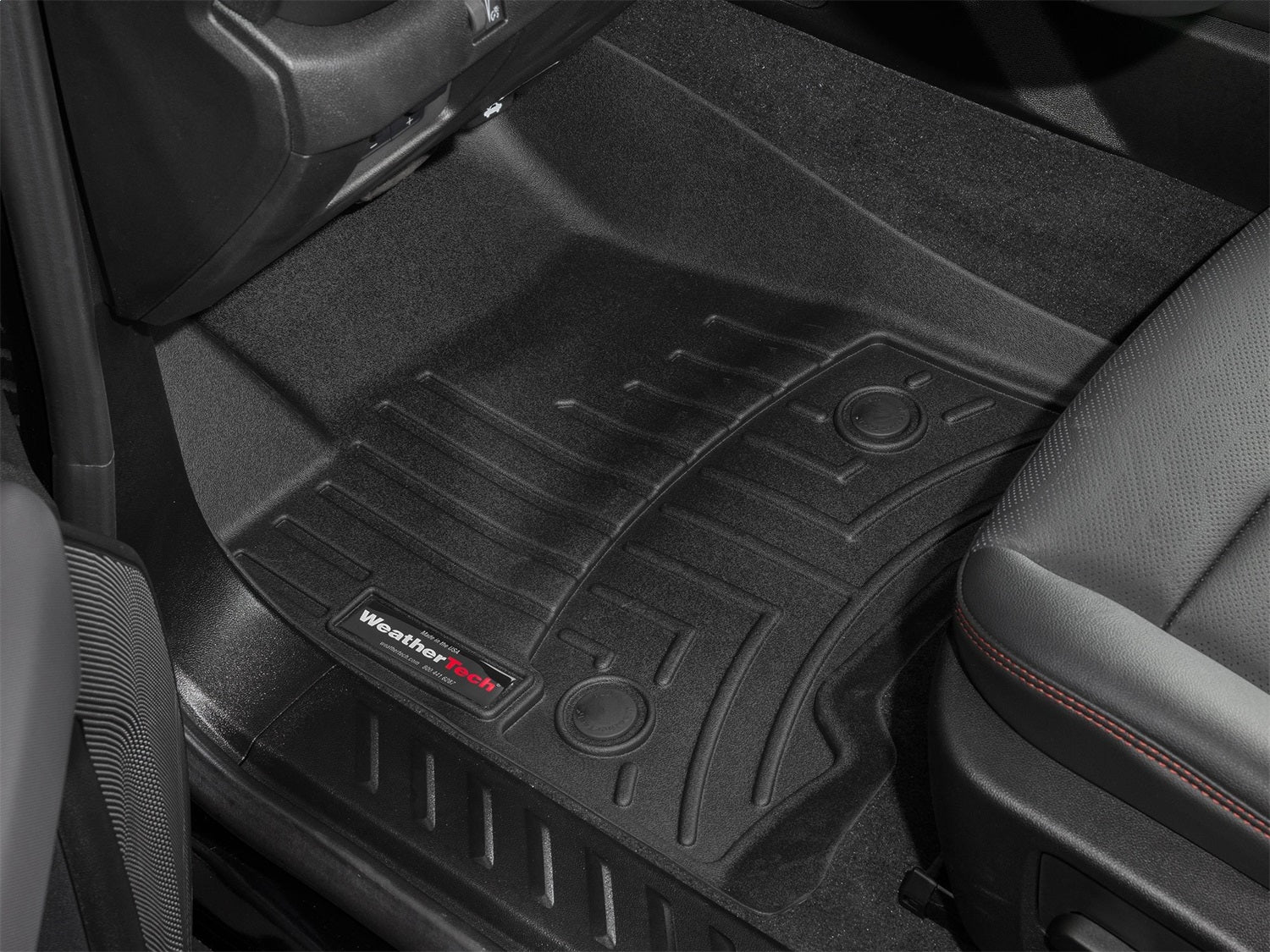 Weathertech - FloorLiner™ DigitalFit® - Black Front - 4418181