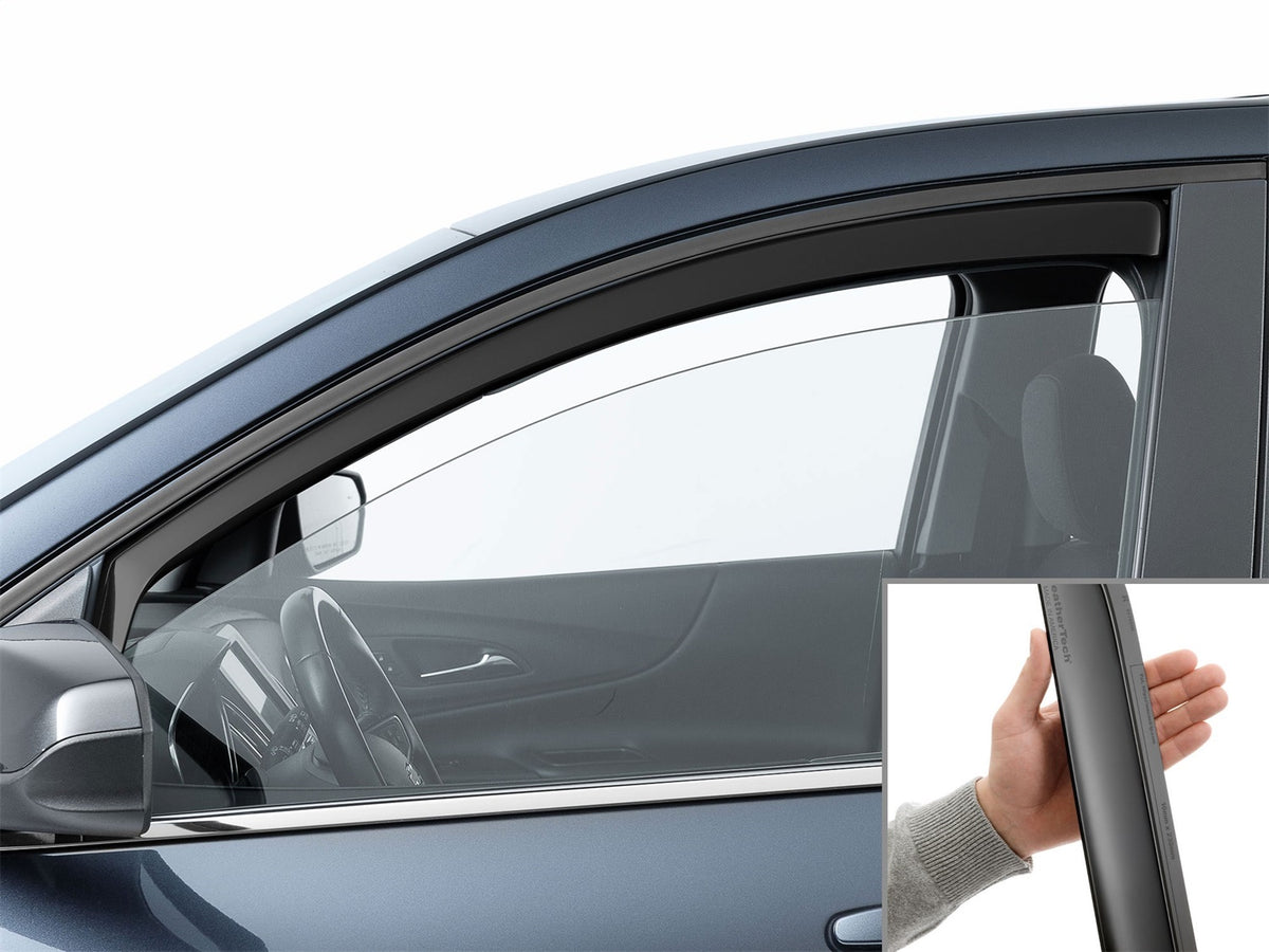 Weathertech - Side Window Deflector - Front Matte Black Tint - 80869IMB-81942IMB