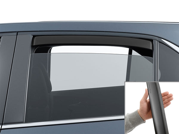 Weathertech - Side Window Deflector - Rear Matte Black Tint - 81869IMB