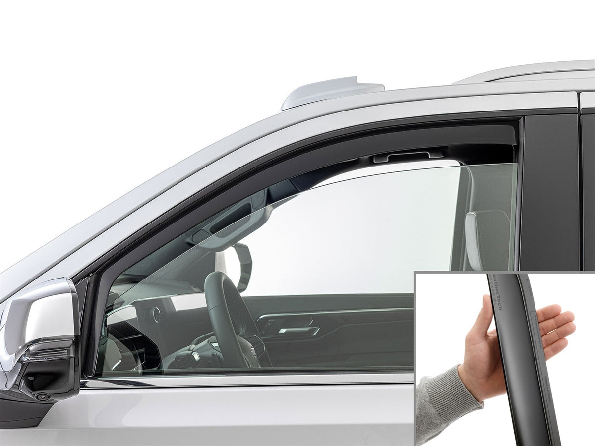 Weathertech - Side Window Deflector - Front Matte Black Tint - 801010IMB