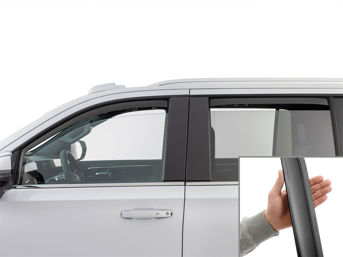 Weathertech - Side Window Deflector Set - Front And Rear Matte Black Tint - 841010IMB