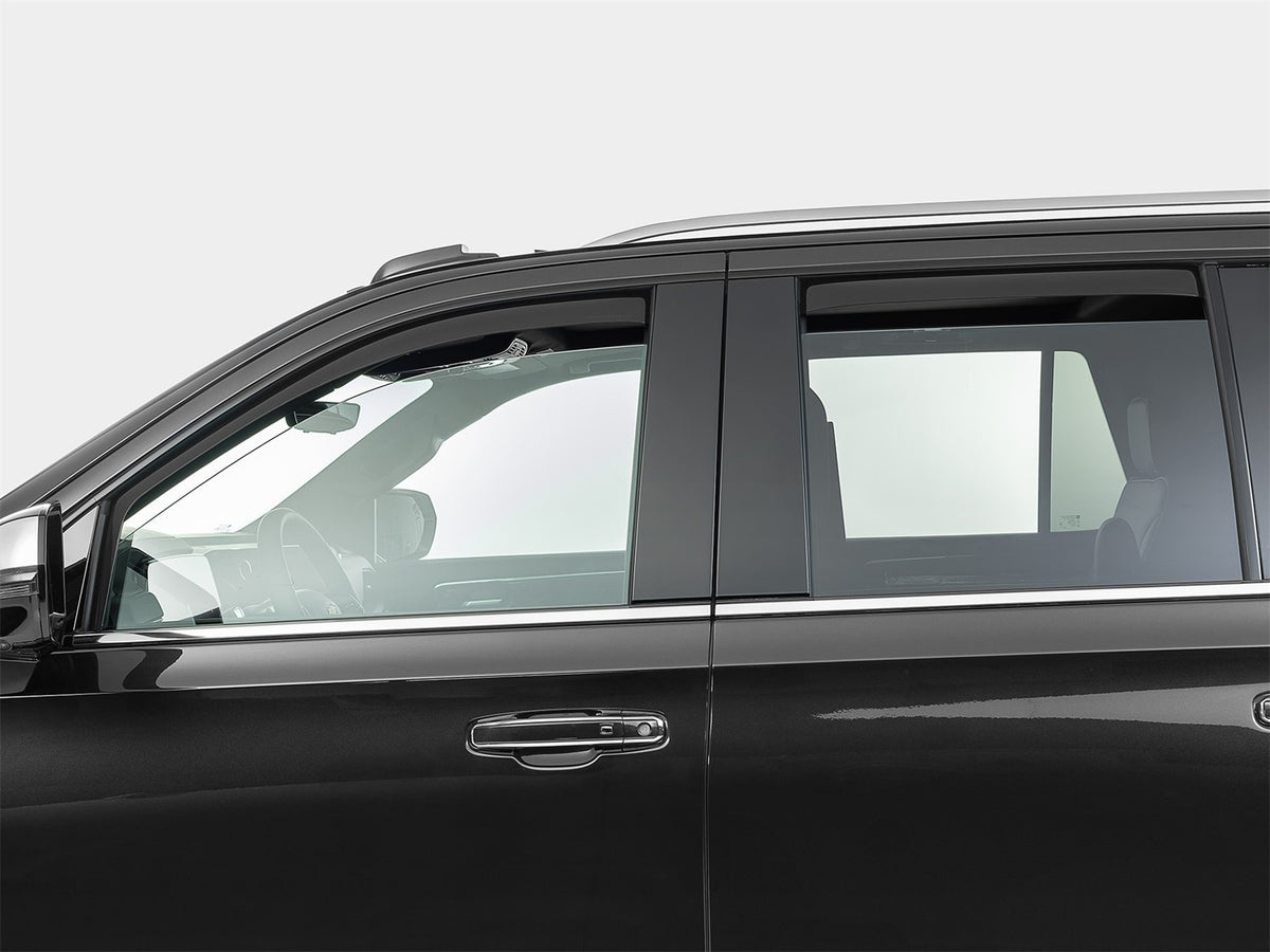 Weathertech - Side Window Deflector Set - Front And Rear Matte Black Tint - 821010IMB